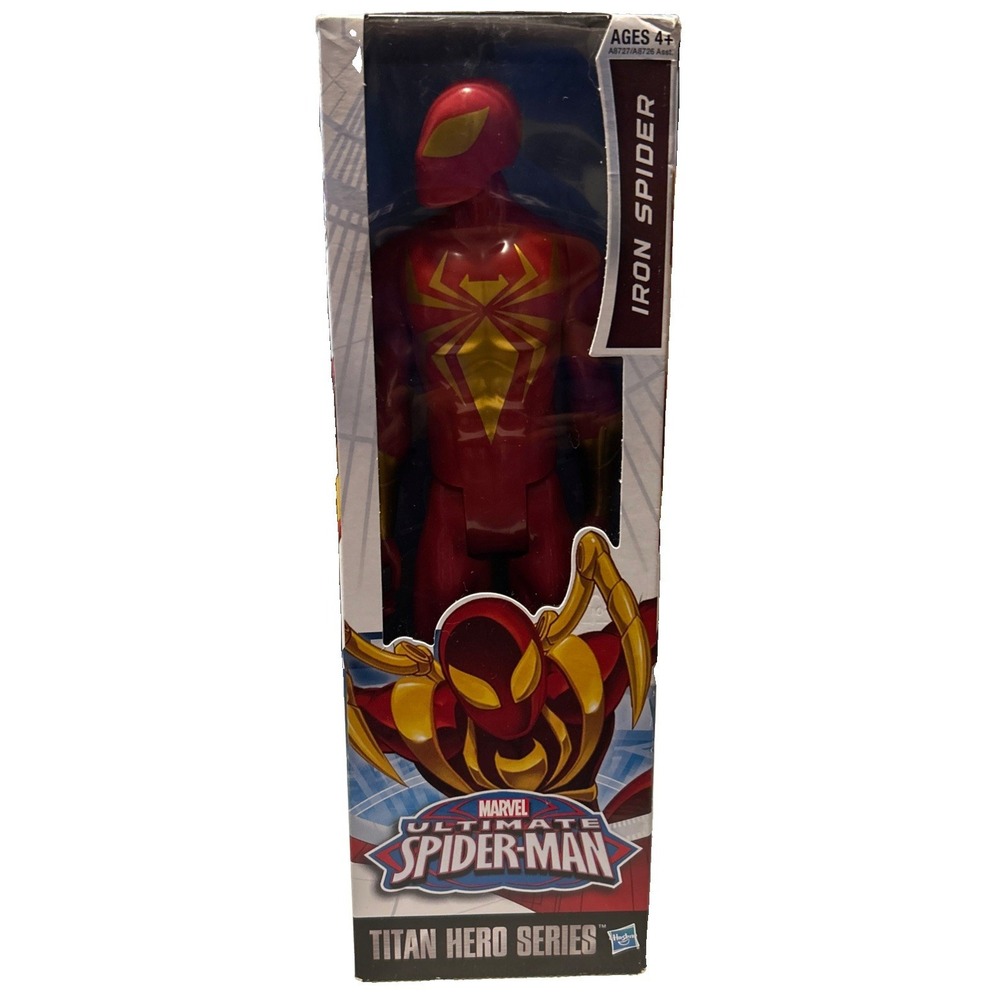 Marvel Ultimate Spider Man Titan Hero Series Iron Spider 12" Action Figure